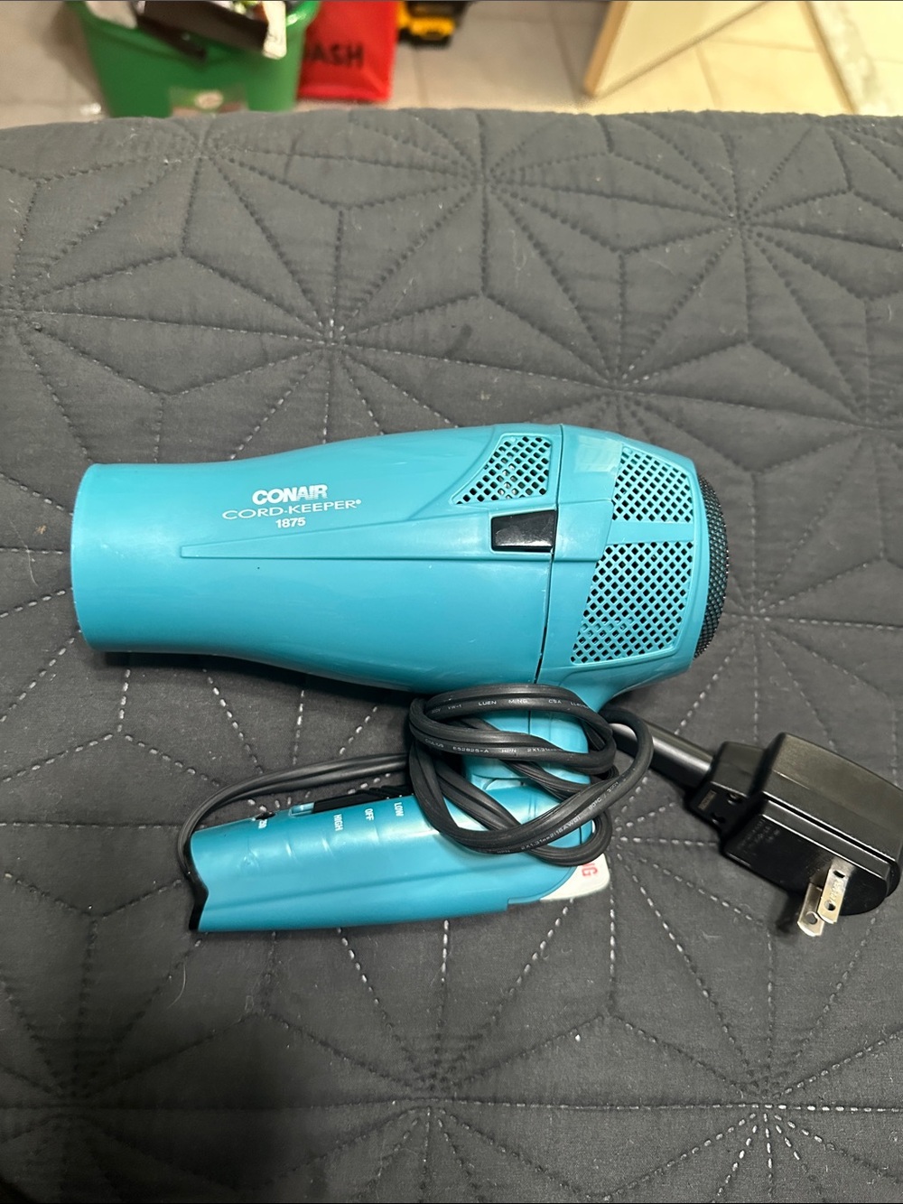 Conair Cord-Keeper Compact Hair Dryer - Teal